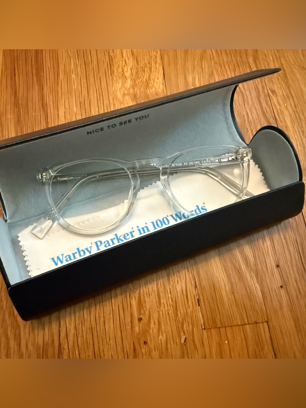 Brand New Warby Parker Haskell Blue Light Filtering Glasses